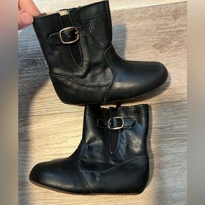 New, never worn • little love bug Black riding Boots • size 7